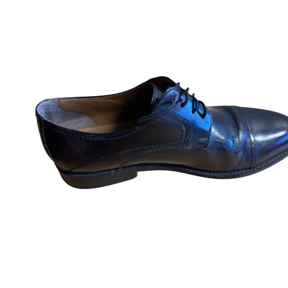 Bostonian Men's Leather Dress Shoes Burgundy Oxfords Lace‎ Up Size 10.5M